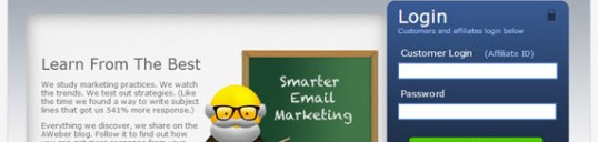 AWeber email marketing